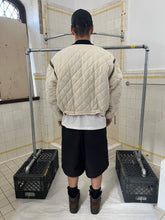 Load image into Gallery viewer, 1990s Armani Quilted Bomber with Removable Sleeves and Arm Cinch Detail - Size L
