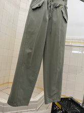 Load image into Gallery viewer, 1980s Marithe Francois Girbaud High Waisted Faux Layered Drawstring Trousers - Size S