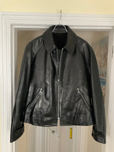 Load image into Gallery viewer, aw1997 Yohji Yamamoto Cropped Black Leather Jacket - Size OS