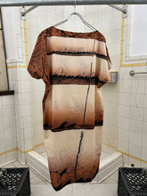 Load image into Gallery viewer, 1980s Issey Miyake Graphic Landscape Long Dress Shirt - Size M