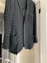 Load image into Gallery viewer, ss1996 Yohji Yamamoto Rayonne Checkered Blazer - Size M