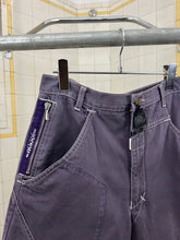 Load image into Gallery viewer, 1990s Marithe Francois Girbaud Paneled Oversized Shorts with Yoke Zipper Detail - Size M