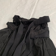 Load image into Gallery viewer, aw2015 Craig Green Black Oversized Bondage Parachute Pants - Size OS