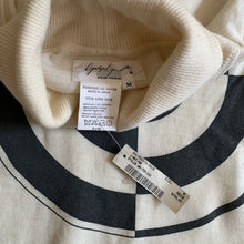 Load image into Gallery viewer, aw1990 Yohji Yamamoto Bullseye Turtleneck (Cream) Sweater - Size M