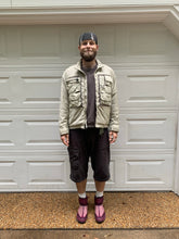Load image into Gallery viewer, 2001 Vintage Burton Snowboarding x Acronym x Hiroshi Fujiwara Beige Analog Q Cargo Jacket - Size XL