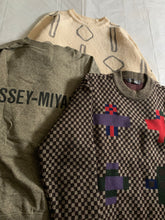 Load image into Gallery viewer, 1980s Issey Miyake Earth Tone Khaki Logo Crewneck - Size L