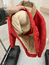Load image into Gallery viewer, 1990s Armani Quilted Trucker Jacket w/ Leather Collar - Size L