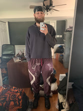 Load image into Gallery viewer, aw2019 Bernhard Willhelm Embroidered Maroon Track Pants - Size M