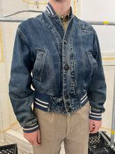 Load image into Gallery viewer, 1980s Katharine Hamnett Denim Teddy Jacket with Hidden Cargo Pocket- Size L