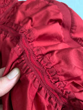 Load image into Gallery viewer, aw2007 Issey Miyake APOC Cropped Red Jacket with Pleats and Ribbing Details - Size S