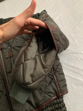 Load image into Gallery viewer, aw1992 Issey Miyake Forest Green Articulated Paneled Cropped Nylon Bomber - Size L