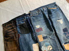 Load image into Gallery viewer, 2000s Yohji Yamamoto x Spotted Horse Repaired Distressed Denim - Size L