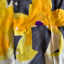 Load image into Gallery viewer, ss1991 Yohji Yamamoto Daisy Dyed Silk Shirt - Size M