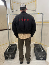 Load image into Gallery viewer, aw1993 Armani Padded Bomber with Arm Cinch and Back Graphic Detailing - Size XL