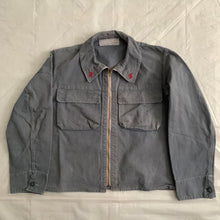 Load image into Gallery viewer, 1950s Vintage "Air France" Red Logo Embroidered Faded Mechanic Jacket - Size M