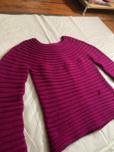 Load image into Gallery viewer, 1990s Yohji Yamamoto Magenta Circular Weave Wool Sweater - Size M