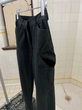 Load image into Gallery viewer, Late 1990s Mandarina Duck Curved Side Seam Slit Pocket Workpants - Size XS