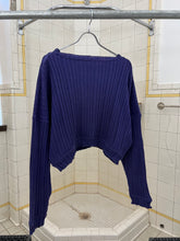 Load image into Gallery viewer, 1980s Marithe Francois Girbaud x Maillaparty Wide Neck Cropped Sweater - Size M