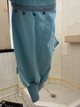 Load image into Gallery viewer, 1980s Armani Baby Blue Light Cotton Cropped Bomber with Tonal Piping - Size L
