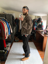 Load image into Gallery viewer, 1990s Armani Faded Brown Oversized Bomber Jacket with Contrast Detailing - Size XXL