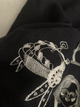 Load image into Gallery viewer, aw2002 Bernhard Willhelm Embroidered Graphic Crewneck - Size M