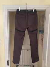 Load image into Gallery viewer, 2001 General Research Faded Plum Ribbed Paneled Bike Pants - Size L