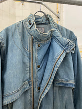Load image into Gallery viewer, 1980s Marithe Francois Girbaud Light Wash Denim Double Closure Jacket - Size M