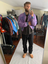 Load image into Gallery viewer, ss1993 Yohji Yamamoto Sample Purple Silk Dragon Embroidered Bomber - Size M