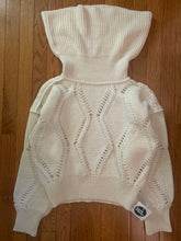 Load image into Gallery viewer, 1980s Issey Miyake Wide Oversized Turtleneck Mix Gauged Knitted Sweater - Size M