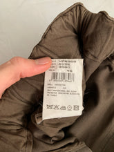 Load image into Gallery viewer, 2000s Armani Mud Brown Flared Military Bondage Pants - Size L