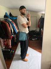 Load image into Gallery viewer, aw2000 Issey Miyake Teal Convertible Tactical Travel Bag - Size OS