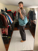 Load image into Gallery viewer, aw2000 Issey Miyake Teal Convertible Tactical Travel Bag - Size OS