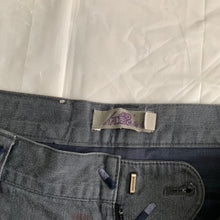 Load image into Gallery viewer, 2000s Lad Musician Gunmetal Modular Zip Offs with Pill Embroidery - Size M