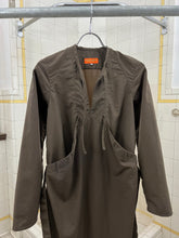 Load image into Gallery viewer, 1990s Mickey Brazil Olive Nylon Cinch Dress - Size S