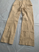 Load image into Gallery viewer, 2000s Armani Beige Gimmick Cargo Pocket Work Pants - Size S