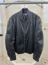 Load image into Gallery viewer, aw1996 Issey Miyake Nylon Gauze Paneled Moto Jacket - Size XL