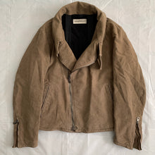 Load image into Gallery viewer, 2000s Armani High Neck Rider Jacket with Backpack Straps - Size L