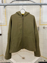 Load image into Gallery viewer, 2000s Mandarina Duck Reversible Linen/Towel Hoodie with Neck Cutout- Size M