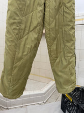 Load image into Gallery viewer, 1990s Armani Textured Iridescent Yellow Nylon Snow Pants - Size M