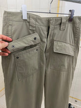 Load image into Gallery viewer, 2000s Armani Military Pants with Front Thigh Cargo Pocket Hem Slit Detailing - Size L