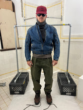 Load image into Gallery viewer, Vintage Padded Denim Moto Jacket - Size M