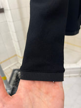 Load image into Gallery viewer, 2000s Mandarina Duck Black Cropped Contemporary Textured Zipper Cardigan - Size XS
