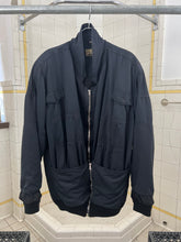 Load image into Gallery viewer, 1980s Marithe Francois Girbaud x Closed Black Waist Cinch Bomber - Size L