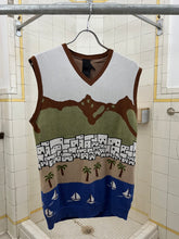 Load image into Gallery viewer, 2001 Bernard Willhelm Intarsia Knit Village Sweater - Size M