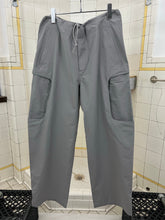 Load image into Gallery viewer, 2000s Mandarina Duck Light Grey 'Cocoon' Aeropants with Egg Cell Cargo Pockets - Size OS