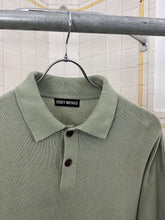 Load image into Gallery viewer, 1990s Issey Miyake Multi-Gauge Knit Polo with Split Hem - Size M