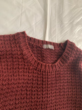 Load image into Gallery viewer, 1980s CDGH Maroon Heavy Cotton Knitted Sweater - Size M