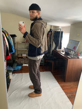 Load image into Gallery viewer, 2000s Mandarina Duck Panelled Cotton Zip Hoodie - Size L