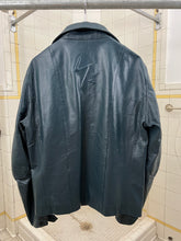 Load image into Gallery viewer, 2000s Yohji Yamamoto x Dainese Y’s Blue Leather Moto Jacket - Size XL