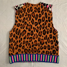 Load image into Gallery viewer, ss2018 CDGH+ Psychedelic Leopard Print Knitted Vest - Size M